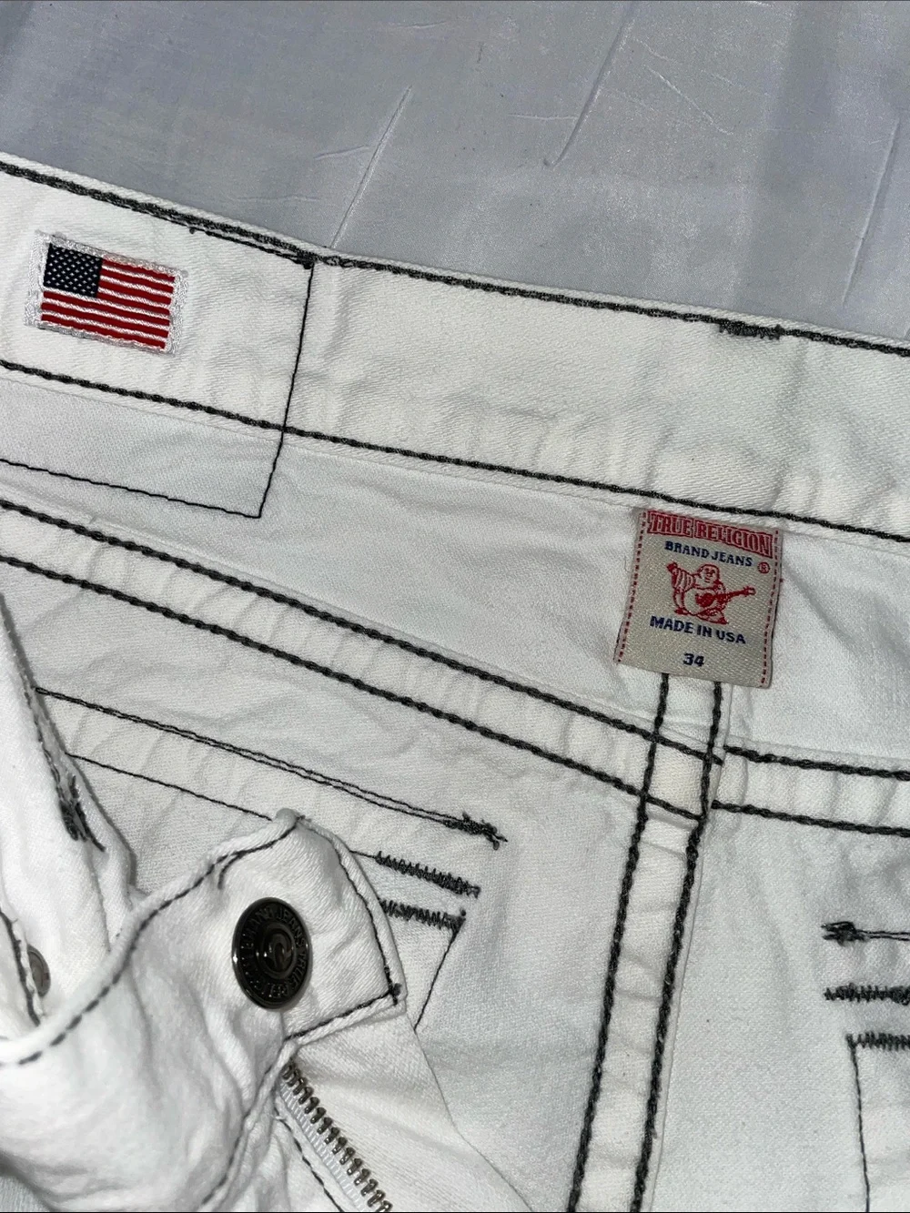 TRUE RELIGION WHITE JEANS FTL-05-167